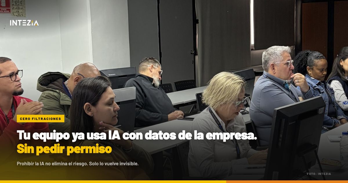 Tu equipo ya usa IA con datos de la empresa. SIN PEDIR PERMISO